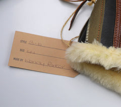 Aero B-6 Military Flight Jacket, size 44, Seal Brown with Russet Vicenza Trim