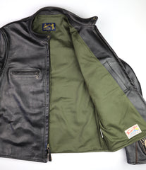 Aero Board Racer, size 46, Blackened Brown Vicenza Horsehide