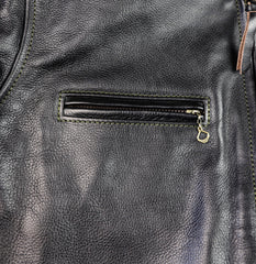 Aero Board Racer, size 46, Blackened Brown Vicenza Horsehide