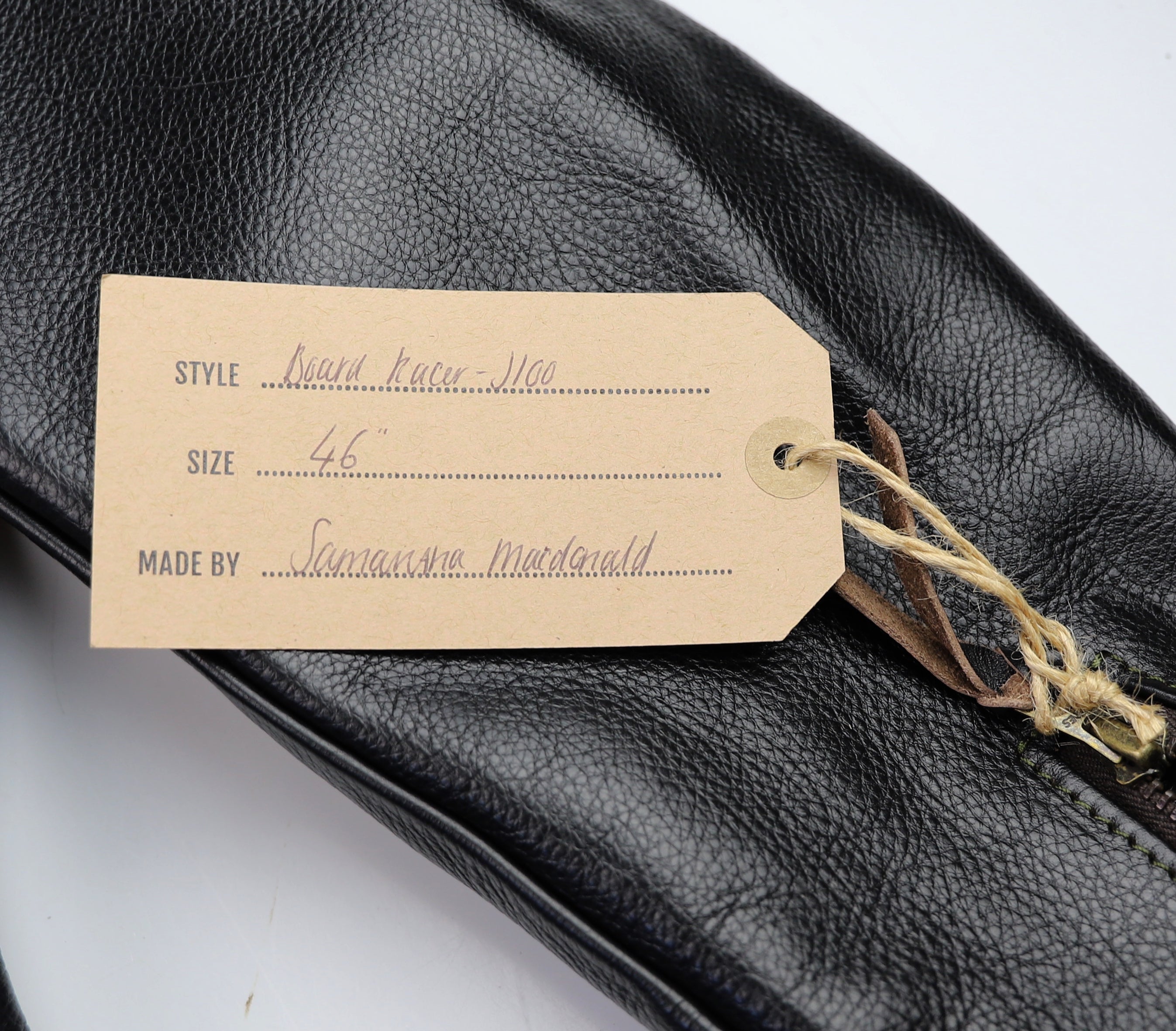 Aero Board Racer, size 46, Blackened Brown Vicenza Horsehide