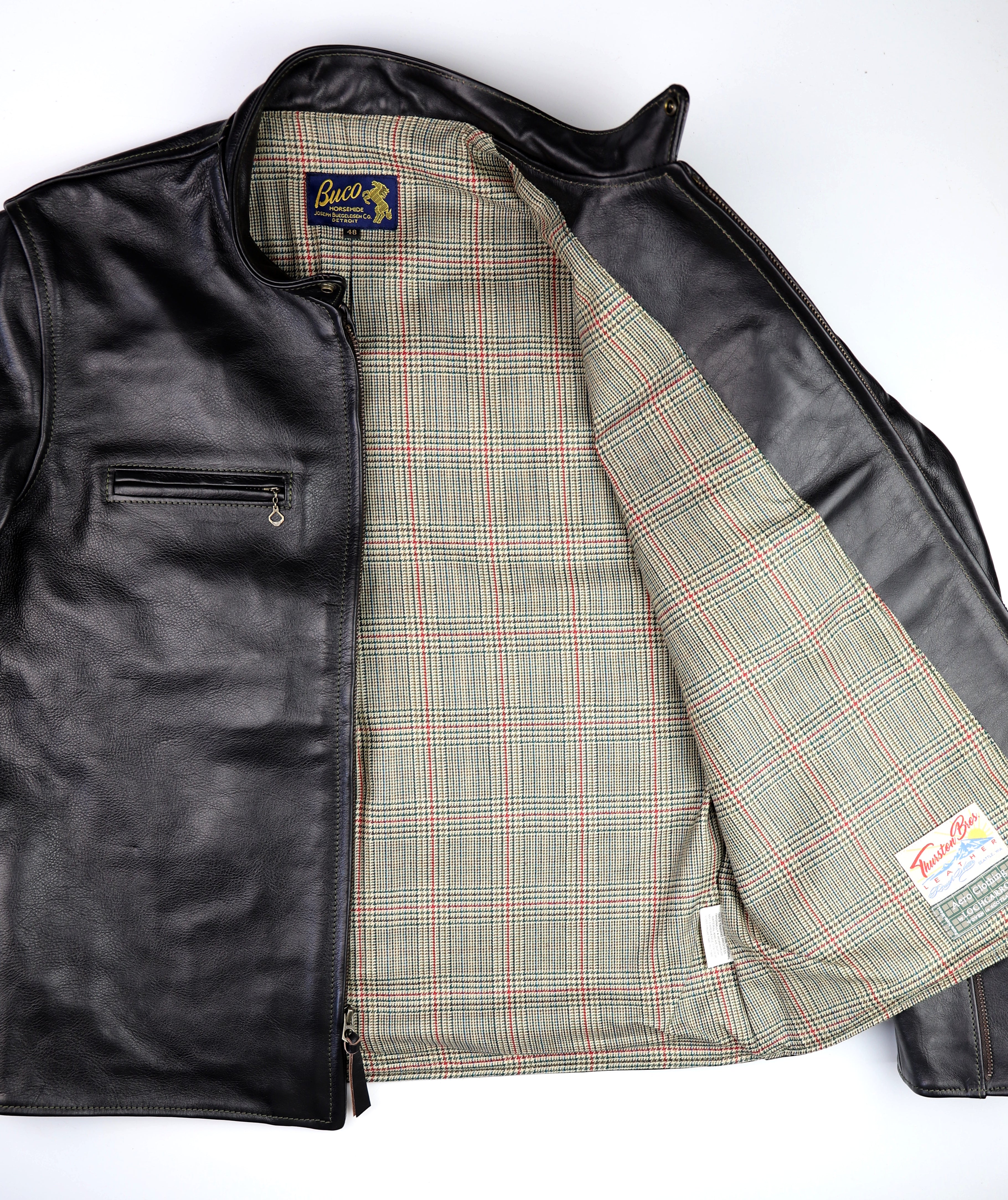 Aero Board Racer, size 48, Blackened Brown Vicenza Horsehide