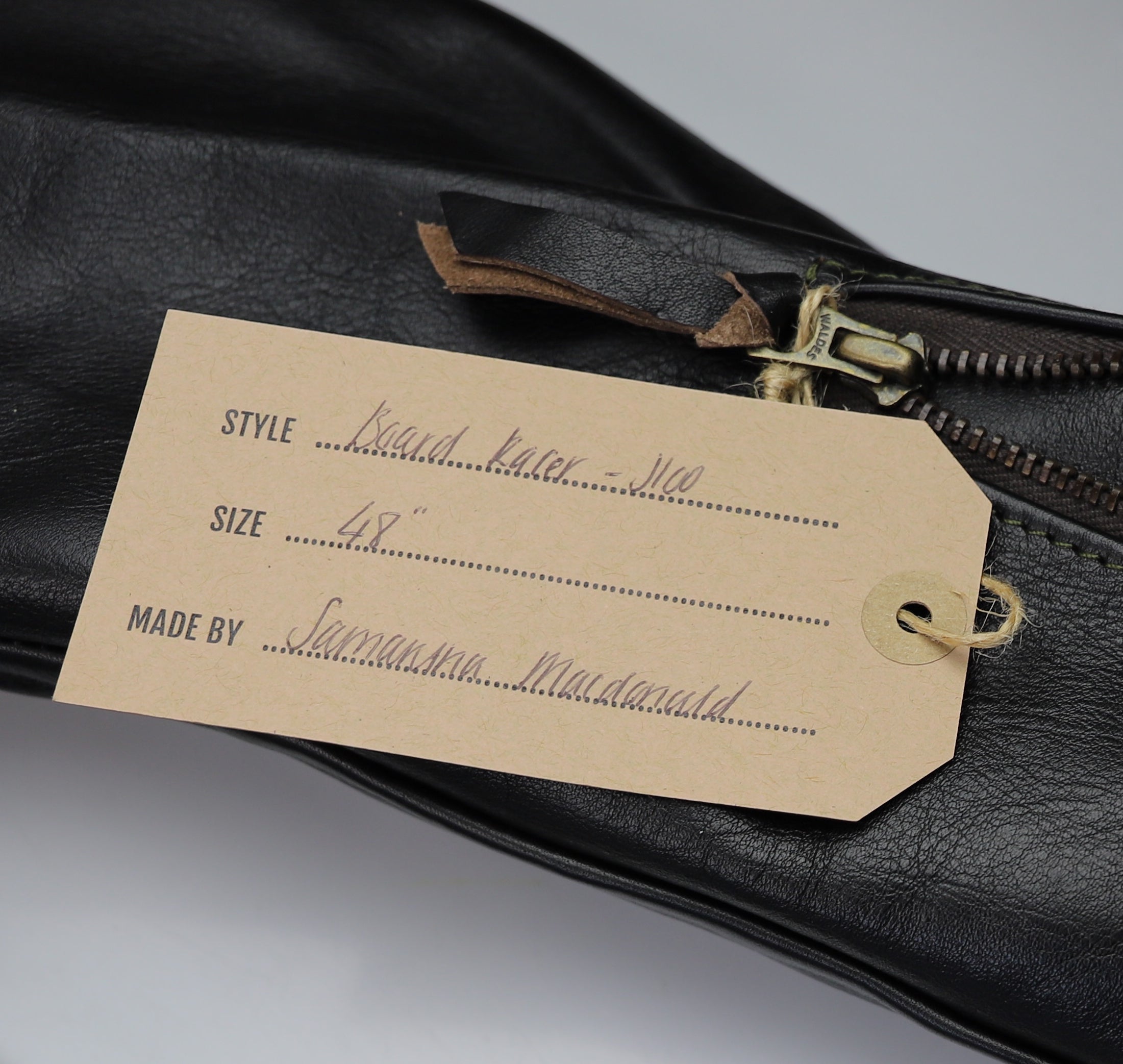 Aero Board Racer, size 48, Blackened Brown Vicenza Horsehide