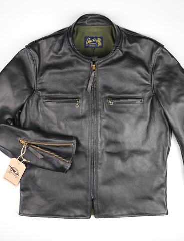 Aero Board Racer, size 44, Blackened Brown Vicenza Horsehide