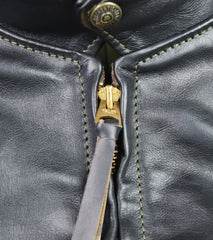 Aero Board Racer, size 44, Blackened Brown Vicenza Horsehide