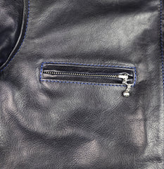Aero Board Racer, size 36, Navy Blue Vicenza Horsehide