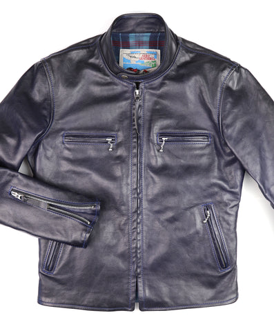 Aero Board Racer, size 36, Navy Blue Vicenza Horsehide