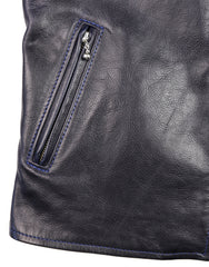 Aero Board Racer, size 36, Navy Blue Vicenza Horsehide