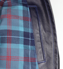 Aero Board Racer, size 36, Navy Blue Vicenza Horsehide