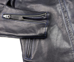 Aero Board Racer, size 36, Navy Blue Vicenza Horsehide