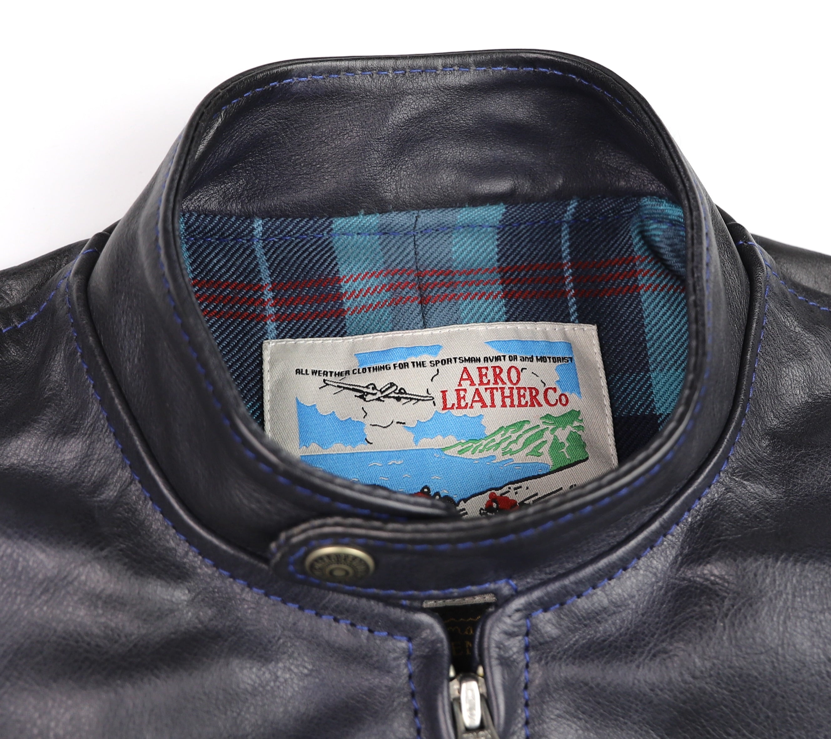 Aero Board Racer, size 36, Navy Blue Vicenza Horsehide