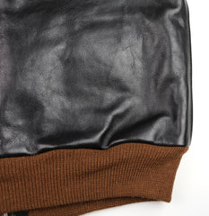 Aero A-2 Military Flight Jacket, size 42, Blackened Brown Vicenza Horsehide
