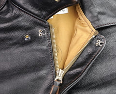 Aero A-2 Military Flight Jacket, size 40, Blackened Brown Vicenza Horsehide