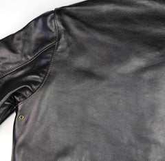 Aero A-2 Military Flight Jacket, size 40, Blackened Brown Vicenza Horsehide