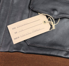 Aero A-2 Military Flight Jacket, size 42, Blackened Brown Vicenza Horsehide