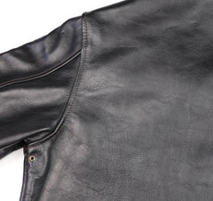 Aero A-2 Military Flight Jacket, size 42, Blackened Brown Vicenza Horsehide