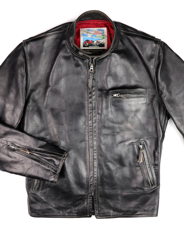 Aero Cafe Racer, size 40, Black CXL FQHH, Gently Worn