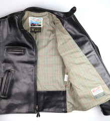 Aero Cafe' Racer, size 48, Black CXL Steerhide