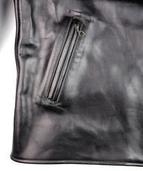 Aero Cafe' Racer, size 48, Black CXL Steerhide