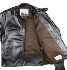 Aero Cafe' Racer, size 42, Black CXL Steerhide