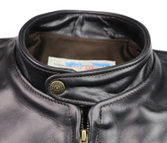 Aero Cafe' Racer, size 42, Black CXL Steerhide