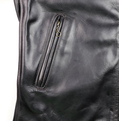 Aero Cafe' Racer, size 42, Black CXL Steerhide