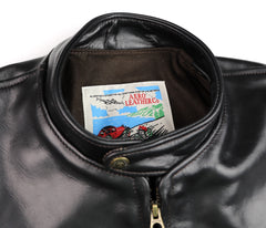 Aero Cafe' Racer, size 42, Black CXL Steerhide