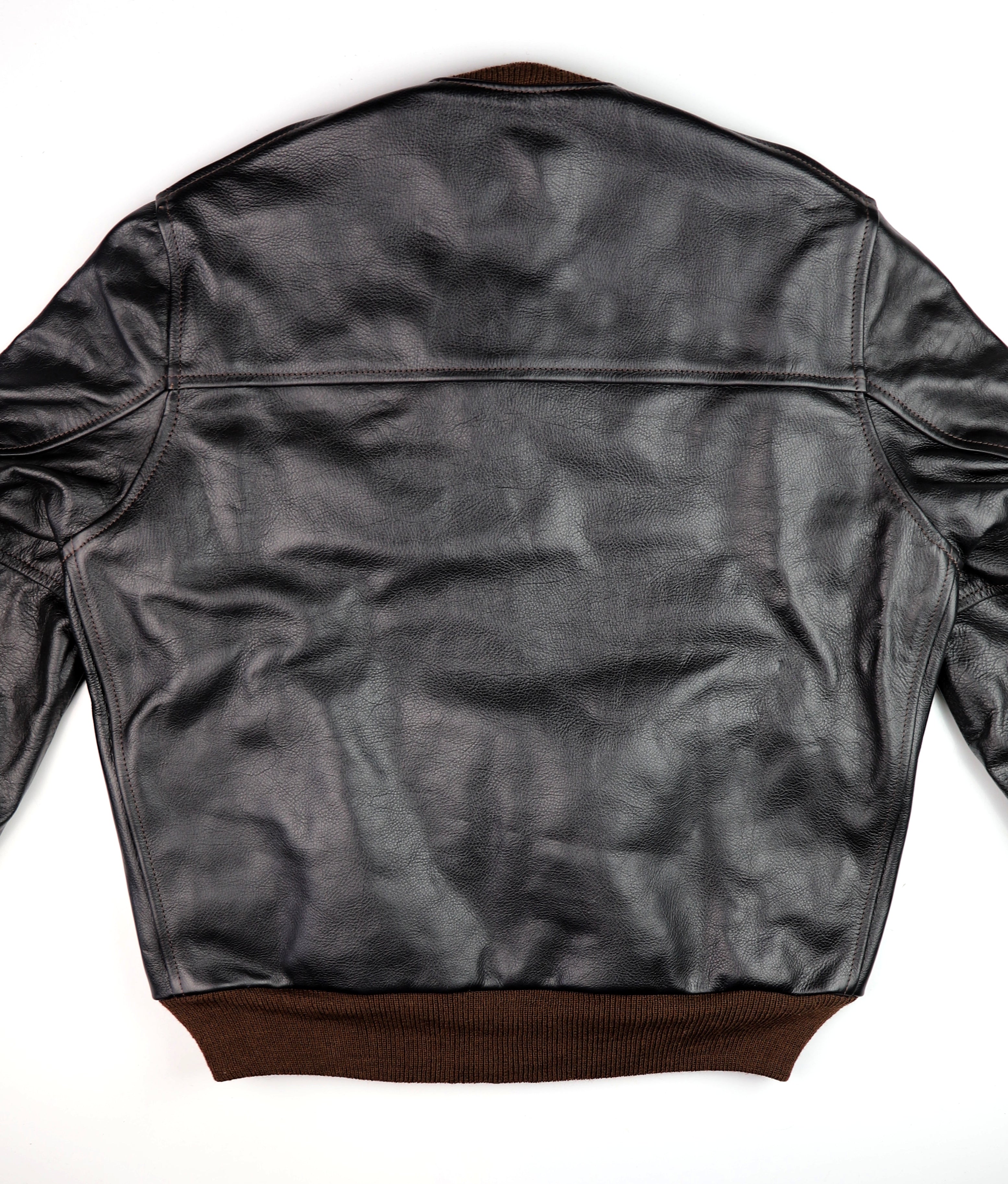 Aero College Jacket, size 38 (fits like 42), Blackened Brown Vicenza Horsehide