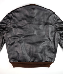 Aero College Jacket, size 38 (fits like 42), Blackened Brown Vicenza Horsehide
