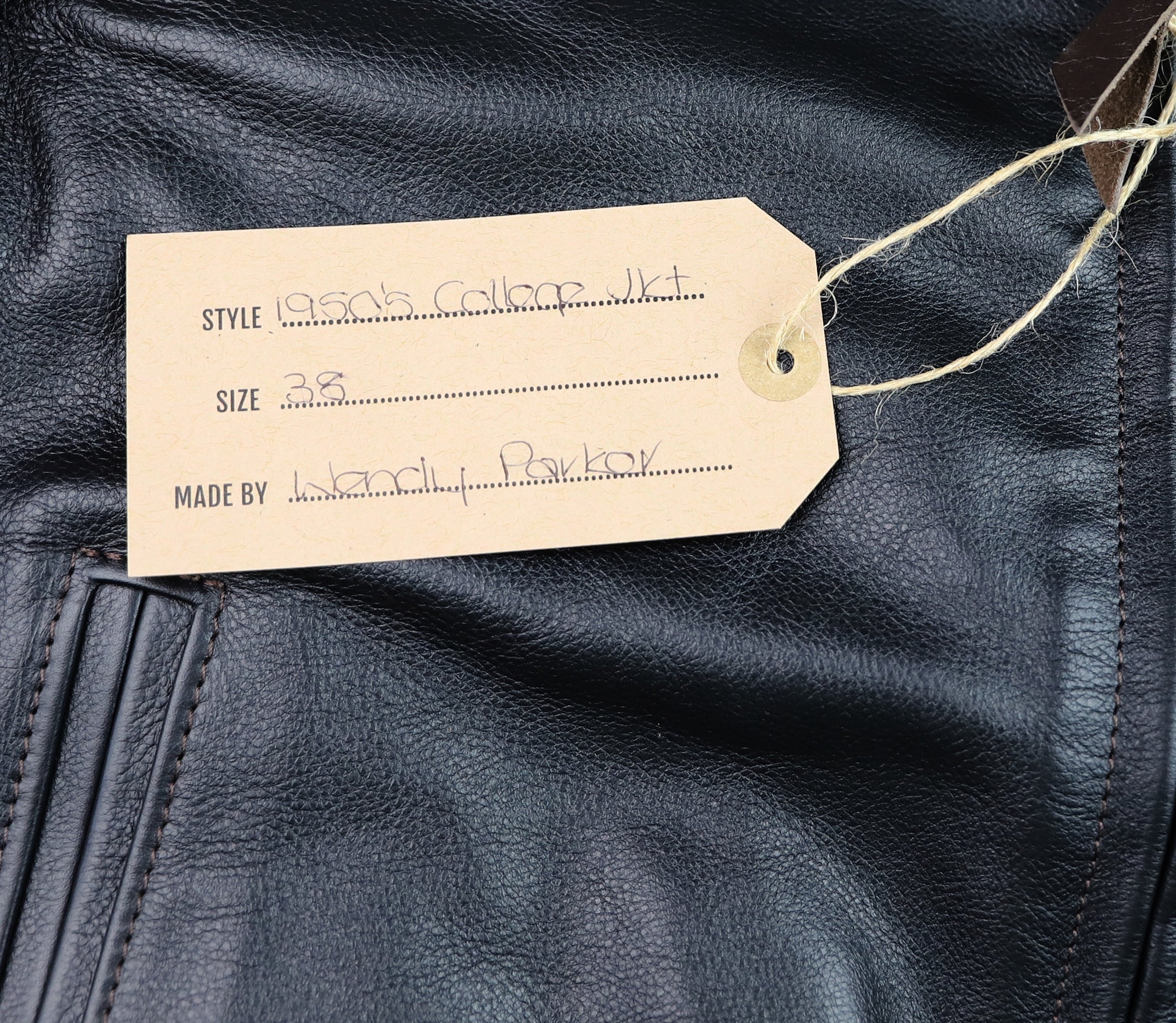 Aero College Jacket, size 38 (fits like 42), Blackened Brown Vicenza Horsehide