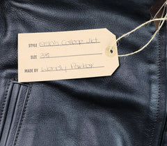 Aero College Jacket, size 38 (fits like 42), Blackened Brown Vicenza Horsehide