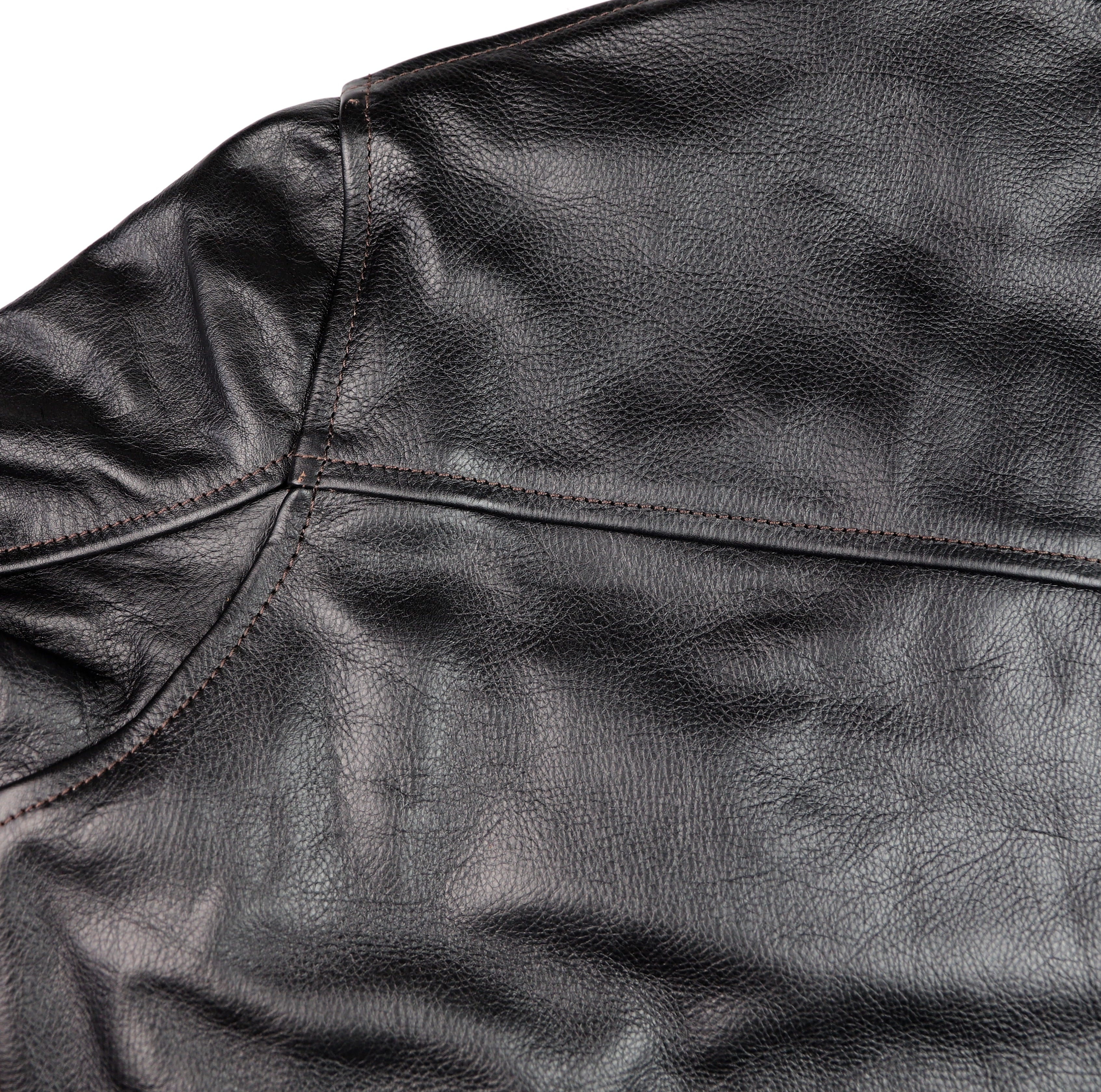 Aero College Jacket, size 38 (fits like 42), Blackened Brown Vicenza Horsehide