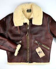 Aero D-1 Military Flight Jacket, size 40, Redskin with Dark Seal Vicenza Trim