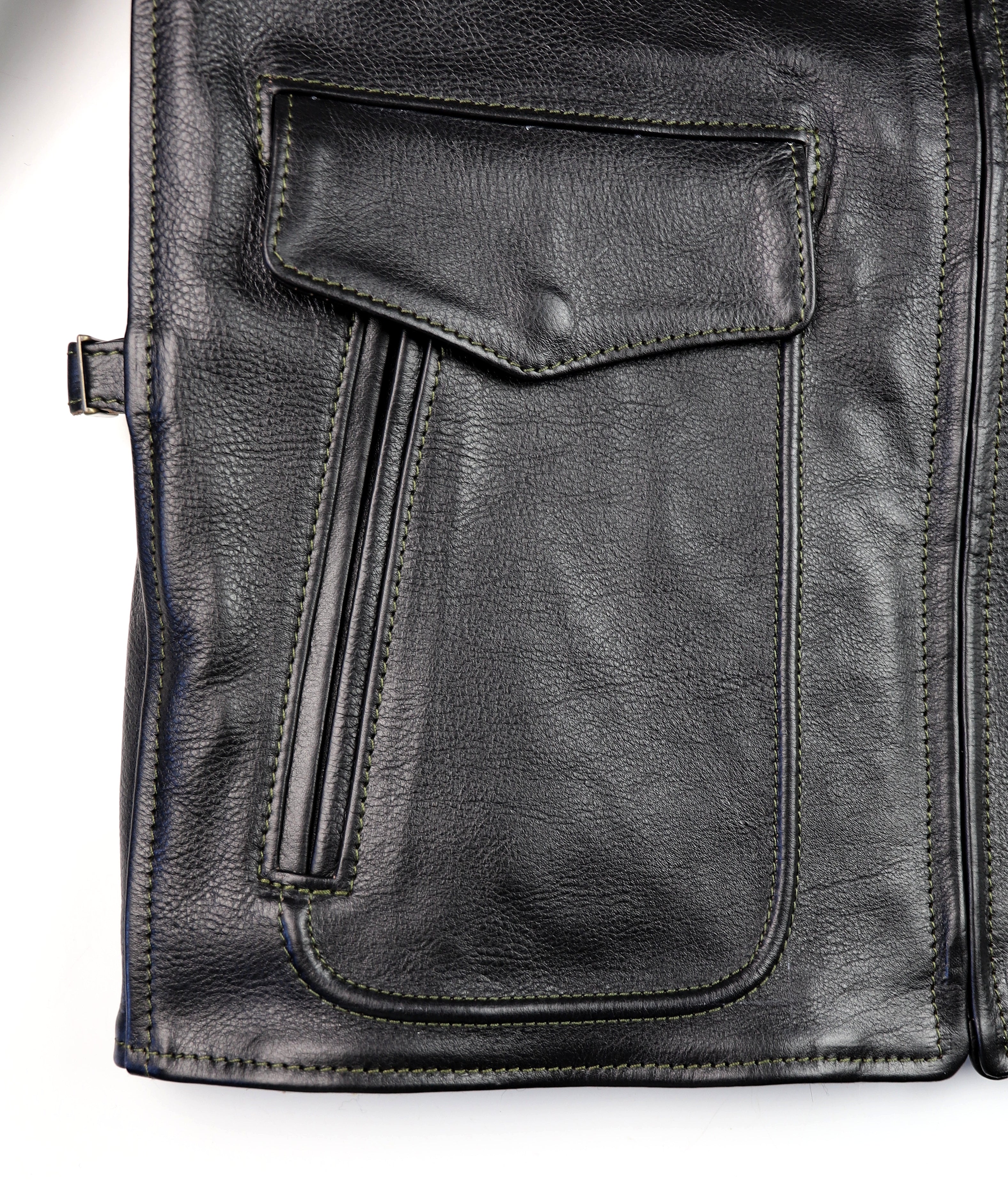 Aero Half Belt Deluxe, size 38 (fits like size 42), Blackened Brown Vicenza
