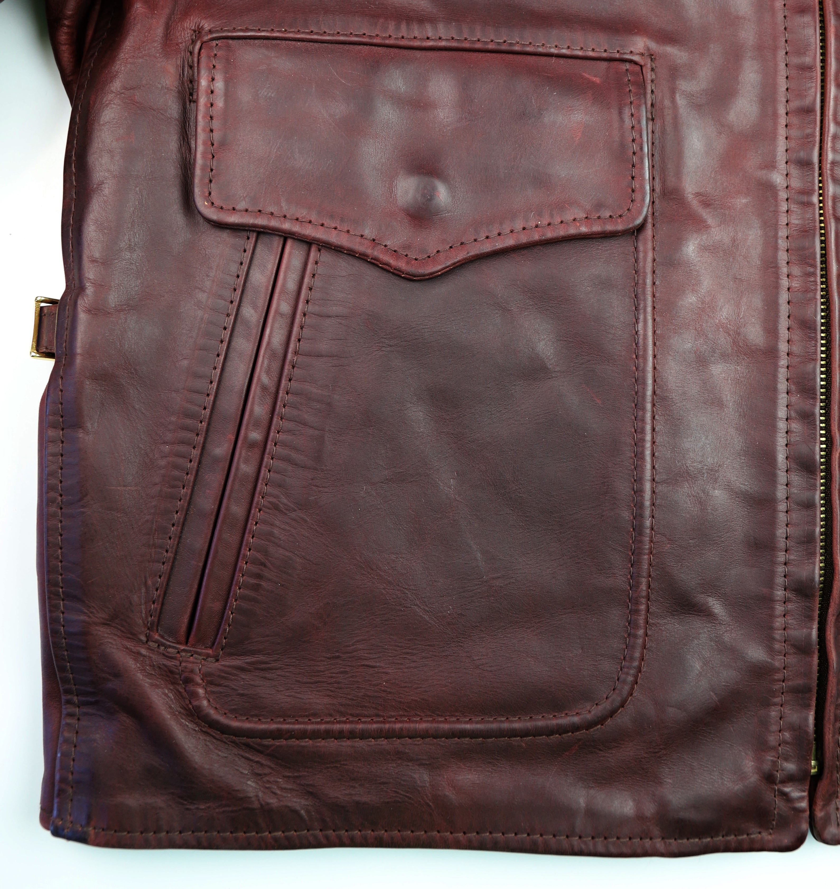 Aero Half Belt Deluxe, sz 42, Cordovan CXL FQHH, Gently Worn Aero Half Belt Deluxe, sz 42, Cordovan CXL FQHH, Gently Worn