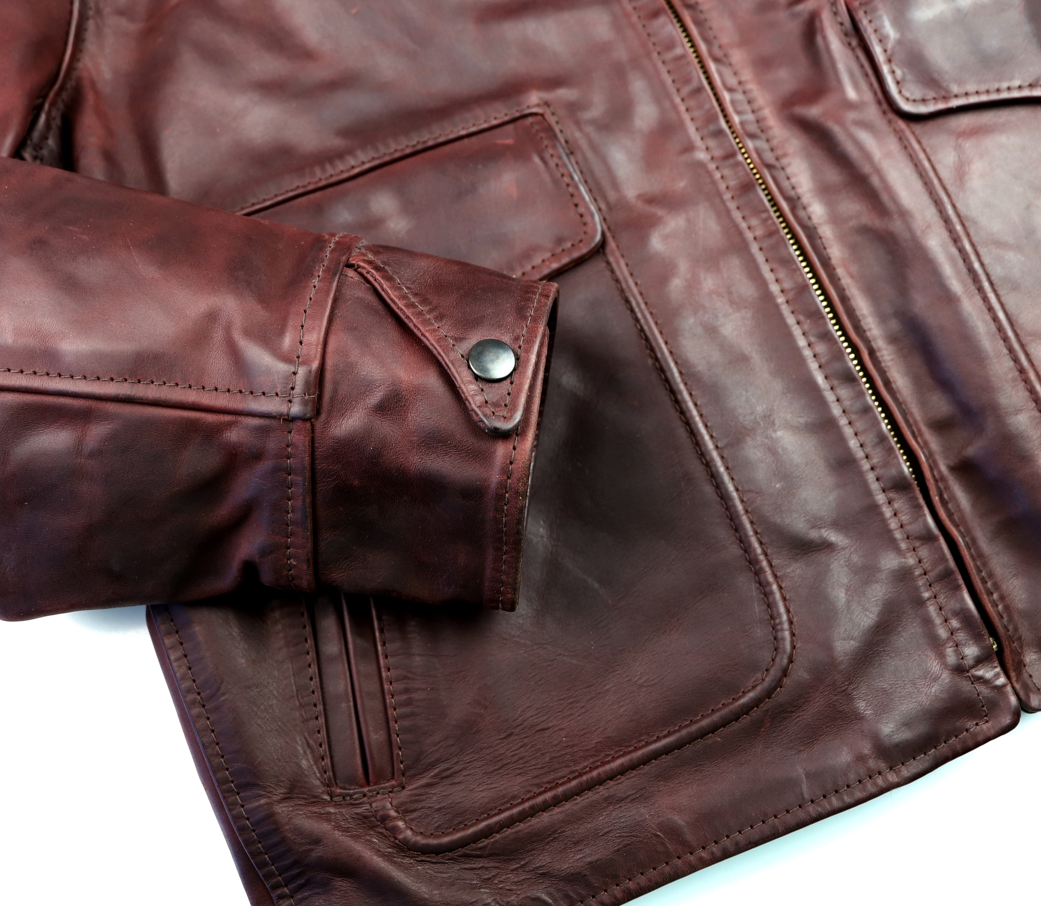 Aero Half Belt Deluxe, sz 42, Cordovan CXL FQHH, Gently Worn Aero Half Belt Deluxe, sz 42, Cordovan CXL FQHH, Gently Worn