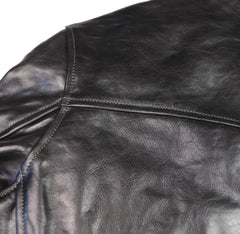 Aero Highwayman, size 46 (fits like size 50), Black Badalassi Cowhide