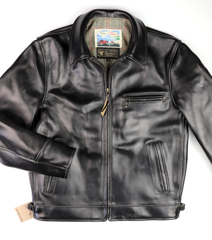 Aero Highwayman, sz 38 (fits like size 42), Black CXL Steerhide
