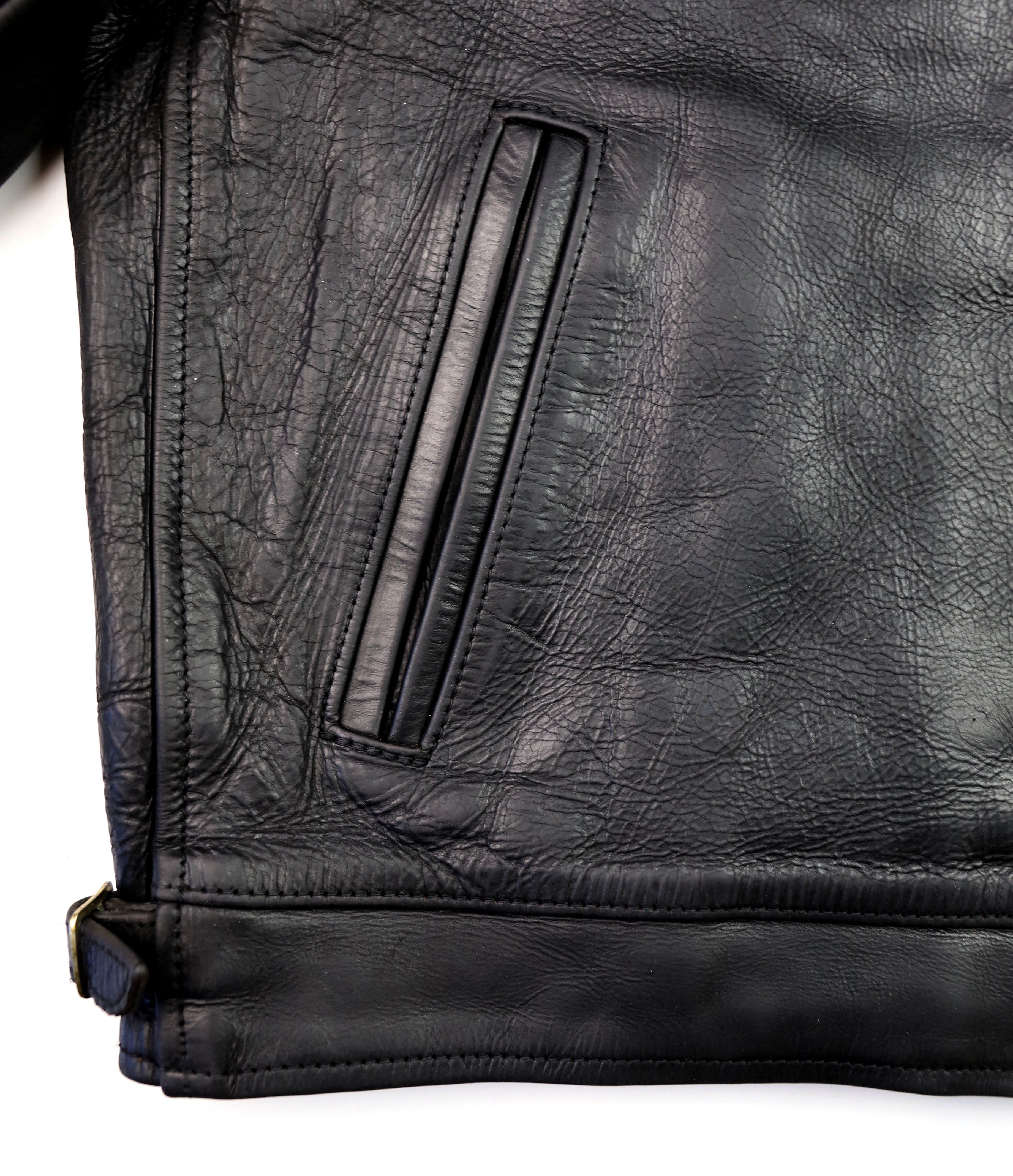 Aero Highwayman, sz 42, Black CXL Steerhide, Gently Worn