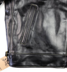 Aero Highwayman, size 44, Black Chromexcel Steerhide