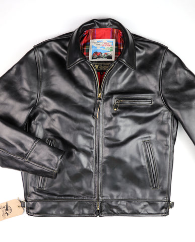 Aero Highwayman, sz 38 (fits like size 42), Black CXL Steerhide