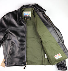 Aero Highwayman, size 36 (fits like 40), Black Chromexcel Steerhide