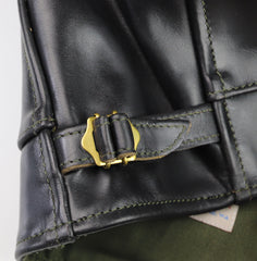 Aero Highwayman, size 36 (fits like 40), Black Chromexcel Steerhide