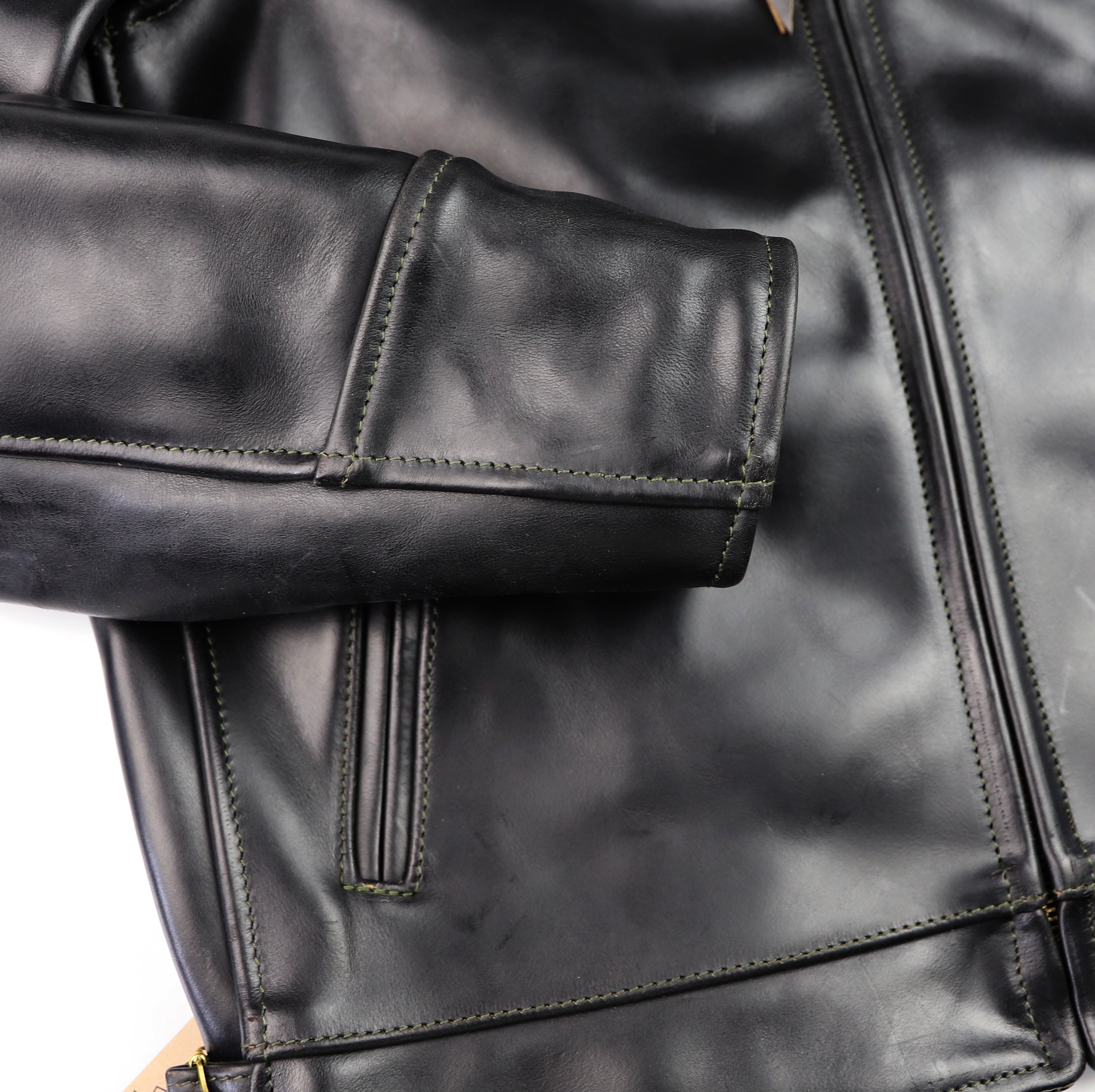 Aero Highwayman, size 36 (fits like 40), Black Chromexcel Steerhide