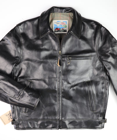 Aero Highwayman, size 40 (fits like 44), Black Chromexcel Steerhide