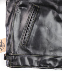 Aero Highwayman, size 40, Black Chromexcel Steerhide