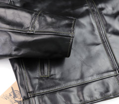 Aero Highwayman, size 40, Black Chromexcel Steerhide
