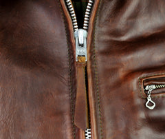Aero Highwayman, sz 44, Brown CXL Steerhide, Gently Worn