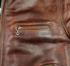Aero Highwayman, sz 44, Brown CXL Steerhide, Gently Worn
