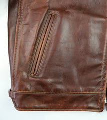 Aero Highwayman, sz 44, Brown CXL Steerhide, Gently Worn