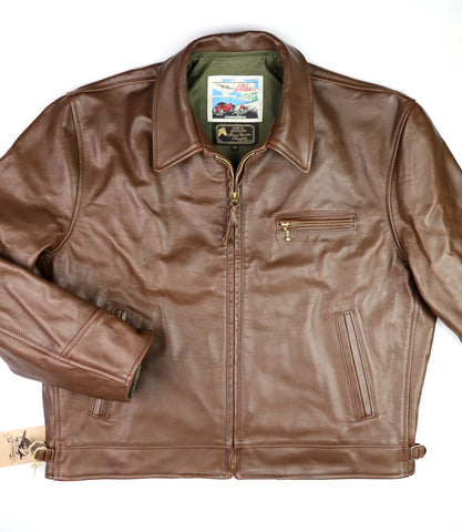 Aero Highwayman, sz 50, Seal Vicenza Horsehide, New with tag